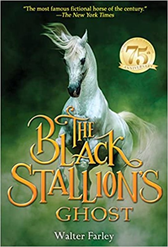 Book cover for "The Black Stallion's Ghost" by Walter Farley