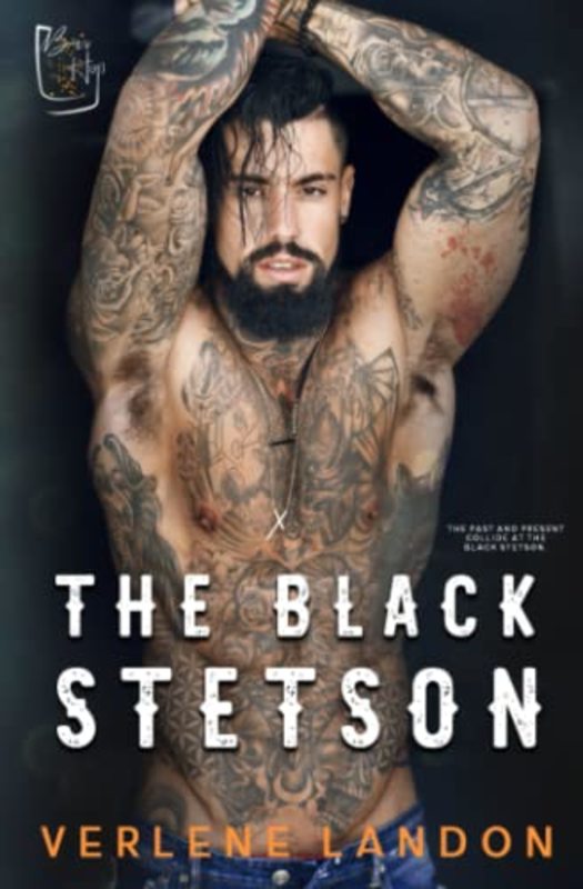 Book cover for "The Black Stetson" by Verlene Landon