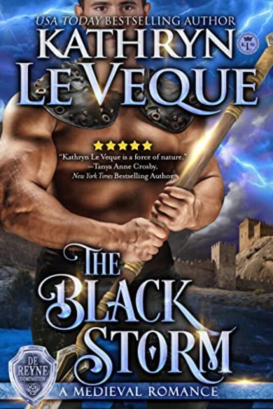 Book cover for "The Black Storm" by Kathryn Le Veque