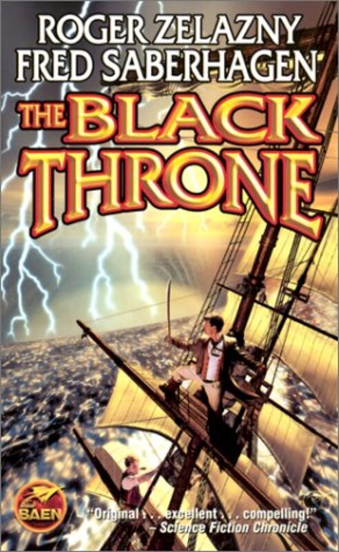 Book cover for "The Black Throne" by Roger Zelazny