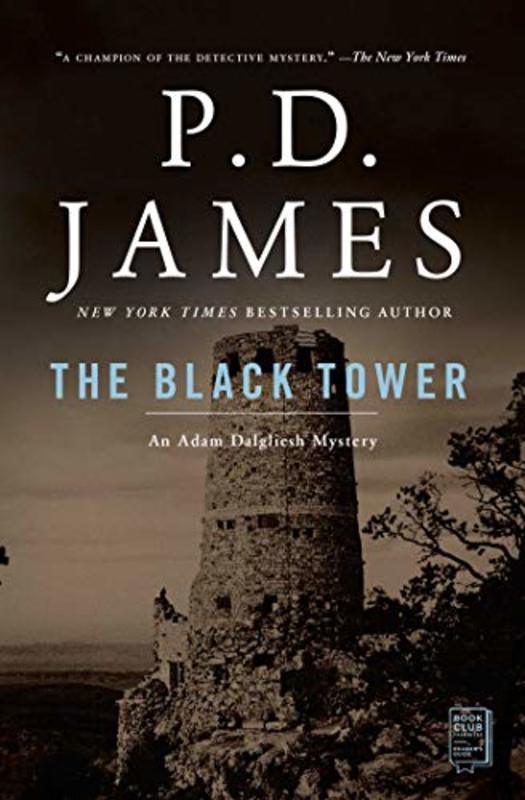 Book cover for "The Black Tower" by PD James