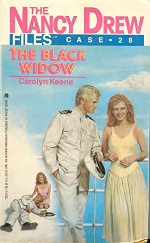 Book cover for "The Black Widow" by Mildred A Wirt