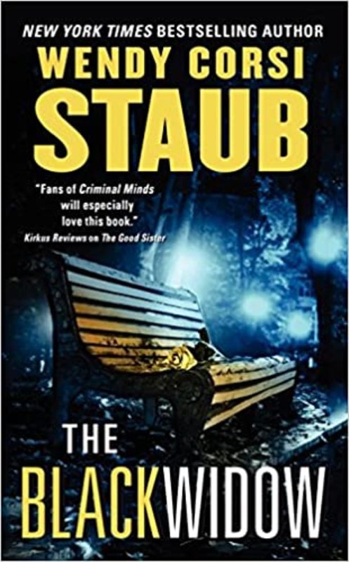 Book cover for "The Black Widow" by Wendy Corsi Staub