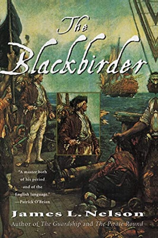 Book cover for "The Blackbirder" by James L Nelson