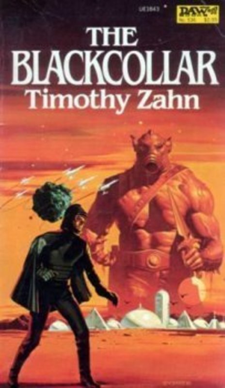 Book cover for "The Blackcollar" by Timothy Zahn