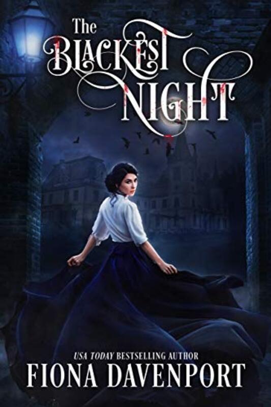 Book cover for "The Blackest Night" by Fiona Davenport