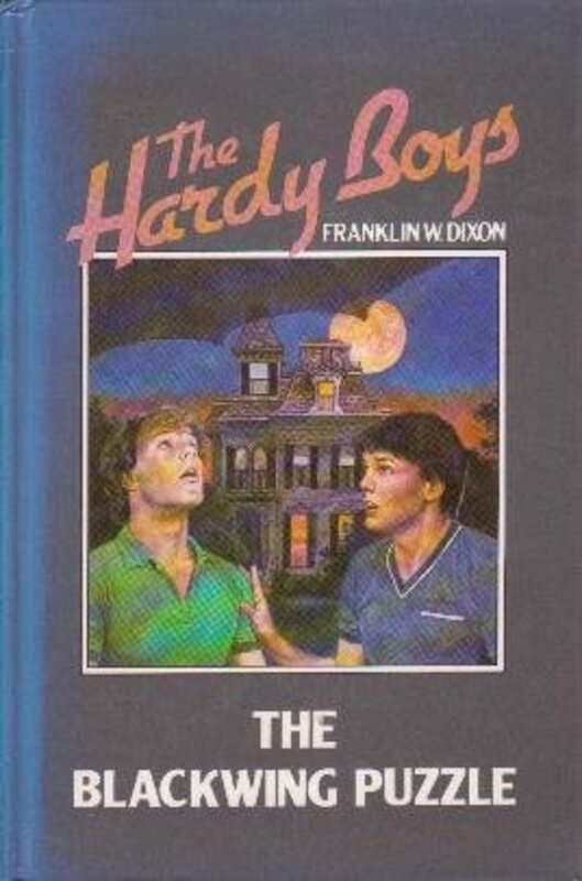 Book cover for "The Blackwing Puzzle" by Franklin W Dixon