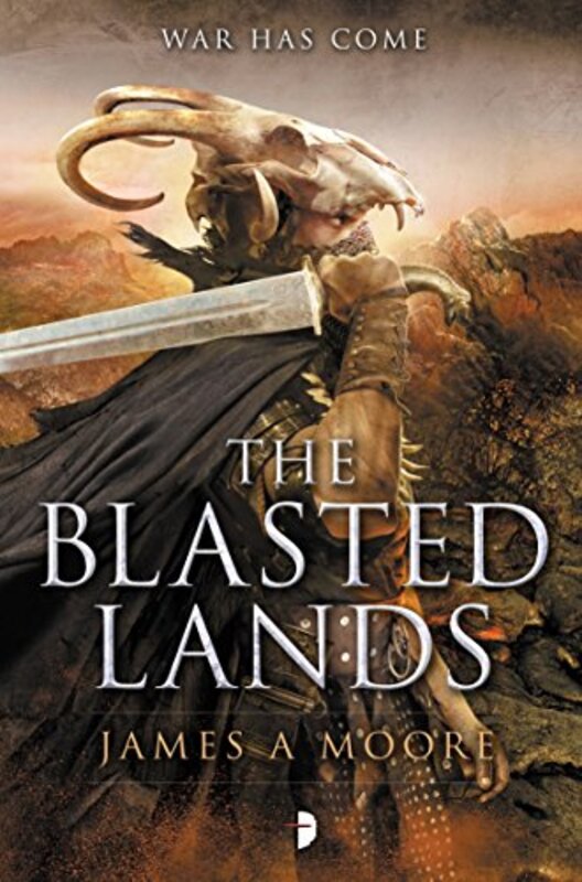 Book cover for "The Blasted Lands" by James A Moore