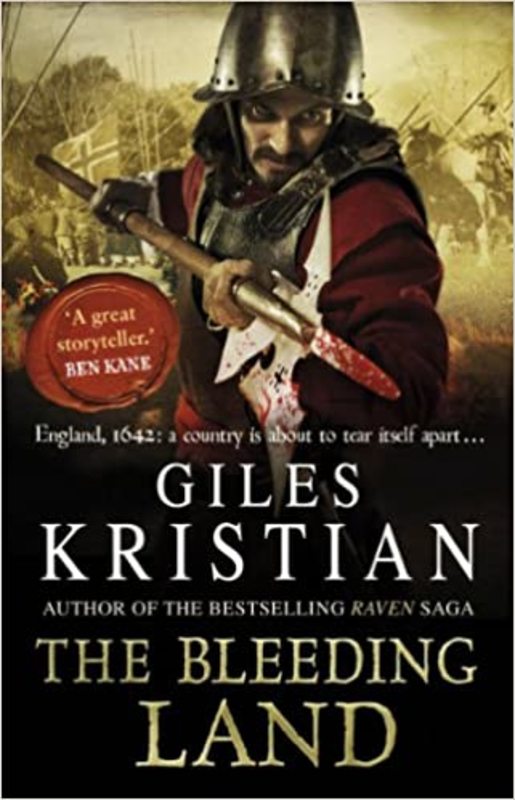 Book cover for "The Bleeding Land" by Giles Kristian