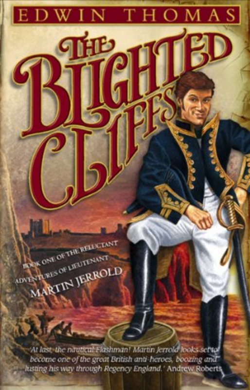 Book cover for "The Blighted Cliffs" by Tom Harper