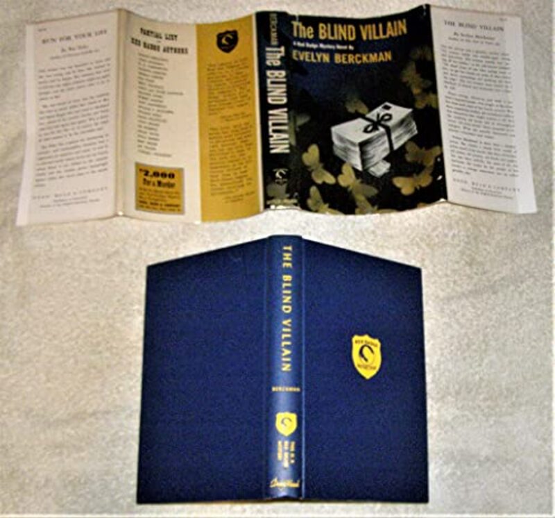 Book cover for "The Blind Villain" by Evelyn Berckman