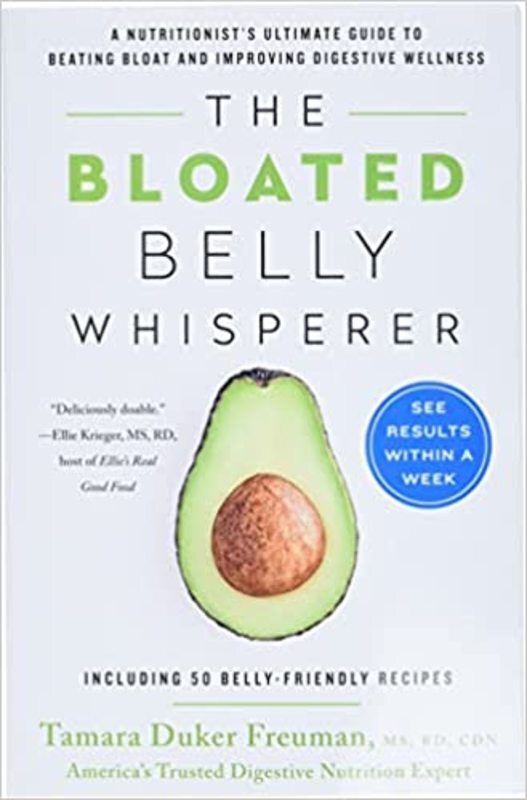 Book cover for "The Bloated Belly Whisperer" by Tamara Duker Freuman