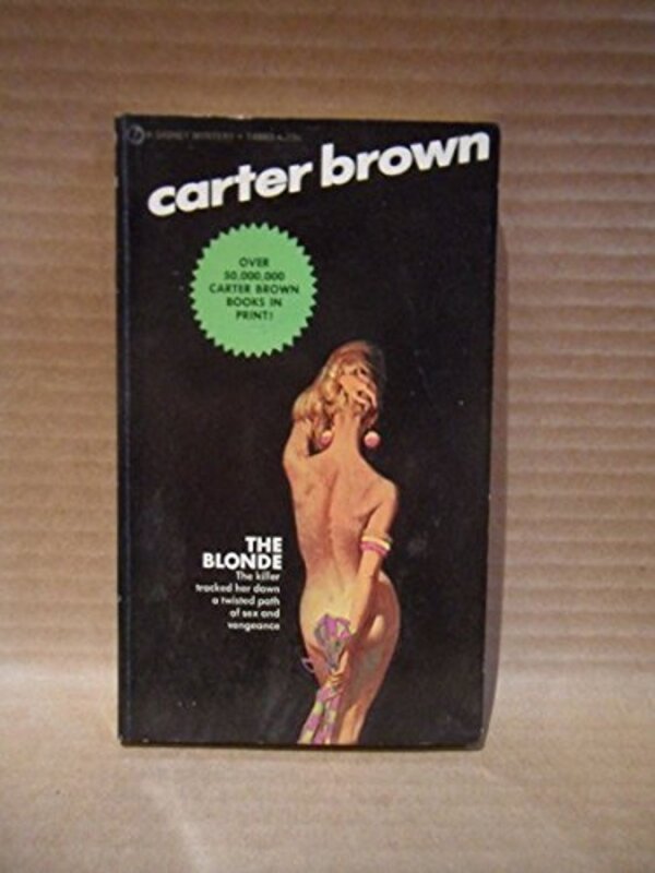 Book cover for "The Blonde" by Carter Brown