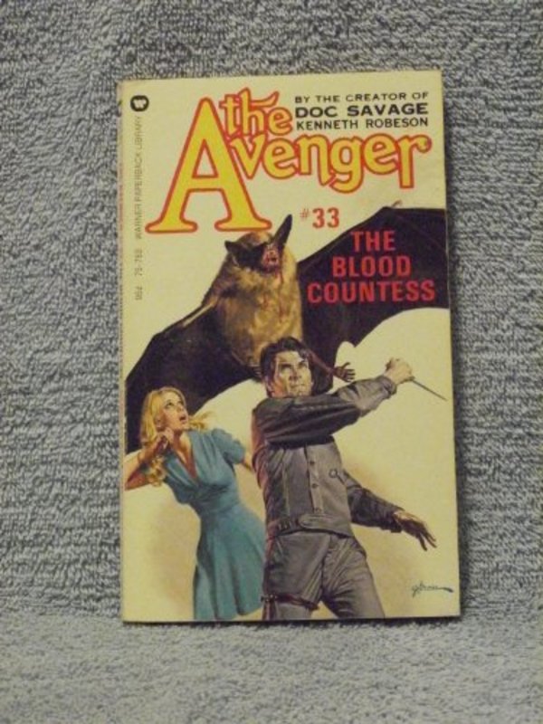 Book cover for "The Blood Countess" by Kenneth Robeson