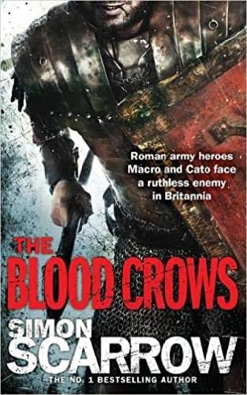 Book cover for "The Blood Crows" by Simon Scarrow
