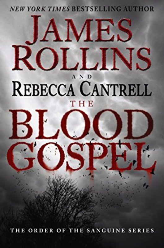 Book cover for "The Blood Gospel" by James Rollins