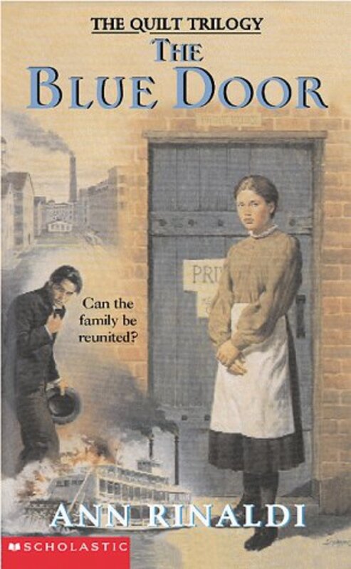 Book cover for "The Blue Door" by Ann Rinaldi