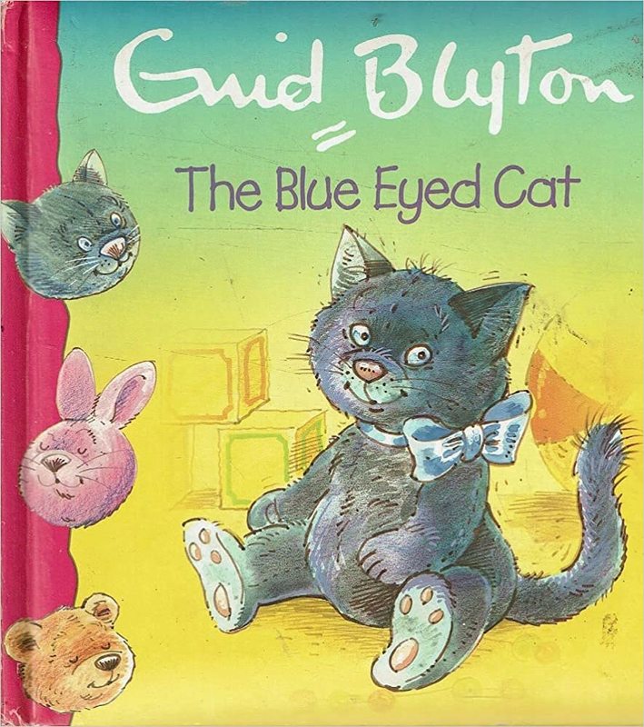 Book cover for "The Blue Eyed Cat" by Enid Blyton