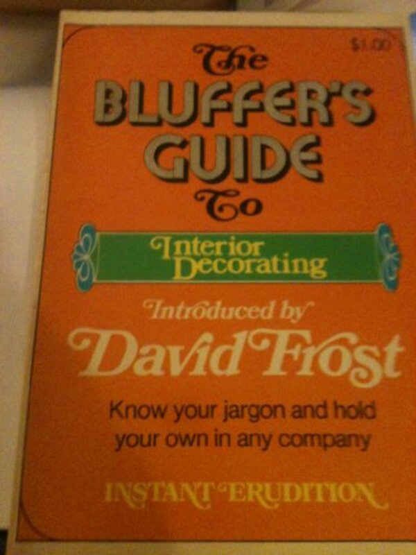 Book cover for "The Bluffer's Guide to Interior Decorating" by June Flaum Singer