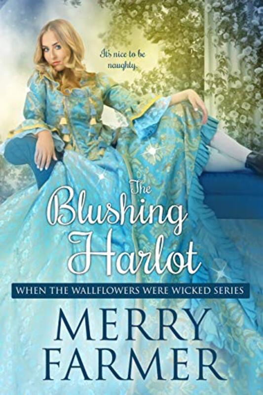 Book cover for "The Blushing Harlot" by Merry Farmer
