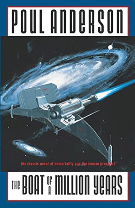 Book cover for "The Boat of a Million Years" by Poul Anderson