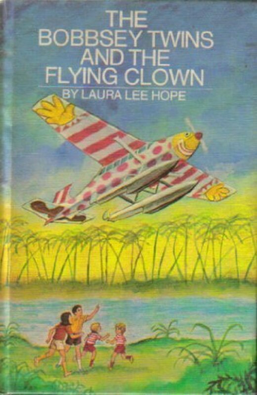 Book cover for "The Bobbsey Twins And The Flying Clown" by Laura Lee Hope