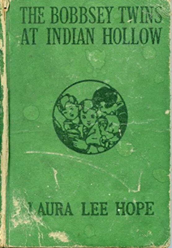 Book cover for "The Bobbsey Twins At Indian Hollow" by Laura Lee Hope