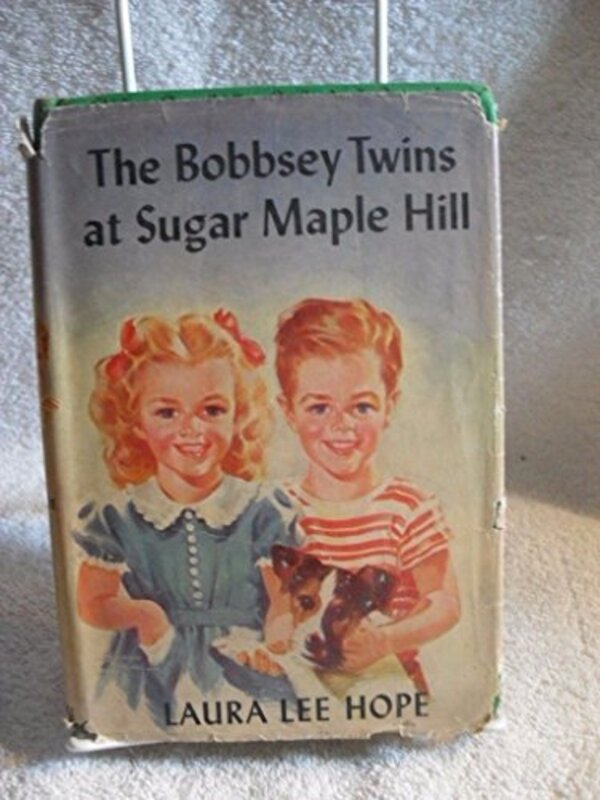 Book cover for "The Bobbsey Twins At Sugar Maple Hill" by Laura Lee Hope