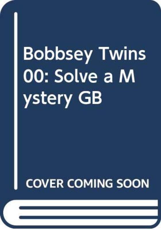 Book cover for "The Bobbsey Twins Solve a Mystery" by Laura Lee Hope