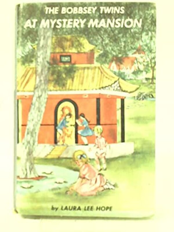 Book cover for "The Bobbsey Twins at Mystery Mansion" by Laura Lee Hope
