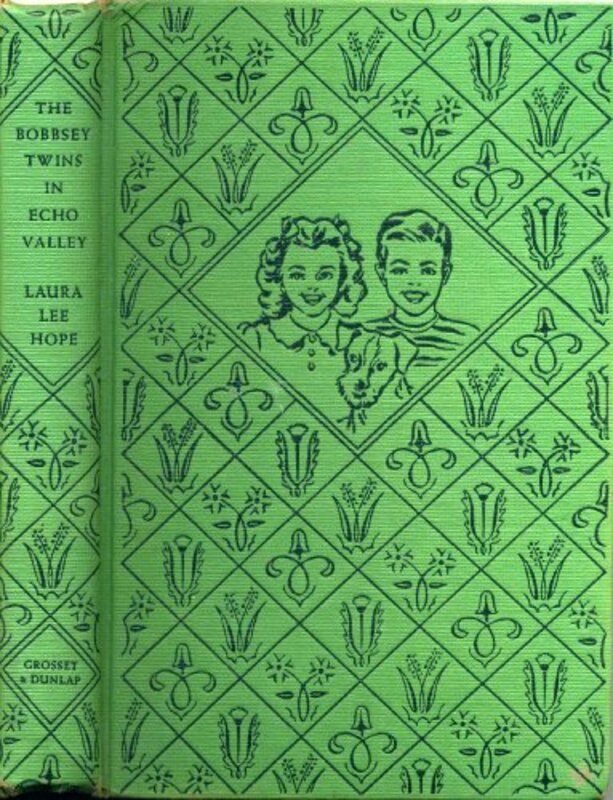 Book cover for "The Bobbsey Twins in Echo Valley" by Laura Lee Hope