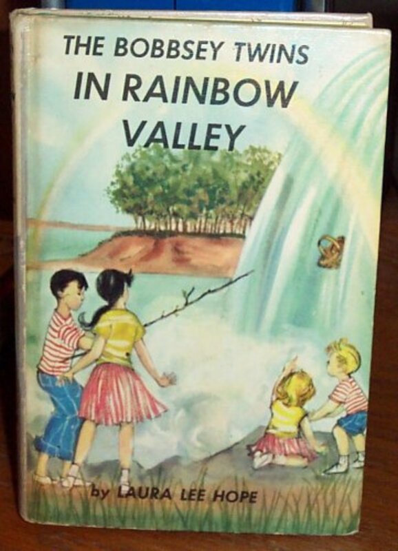 Book cover for "The Bobbsey Twins in Rainbow Valley" by Laura Lee Hope