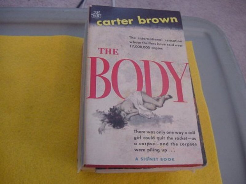Book cover for "The Body" by Carter Brown