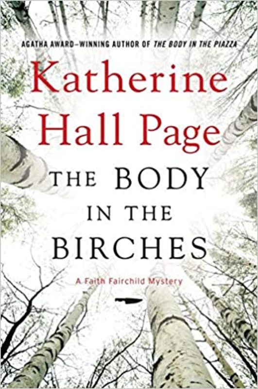 Book cover for "The Body in the Birches" by Katherine Hall Page