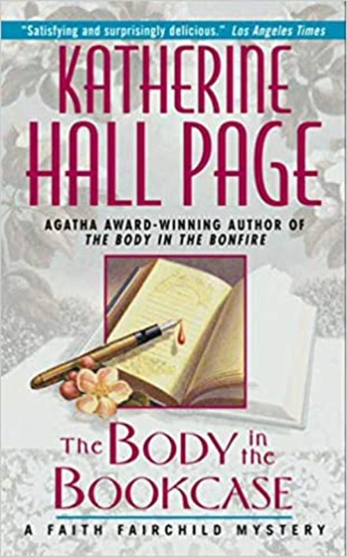 Book cover for "The Body in the Bookcase" by Katherine Hall Page