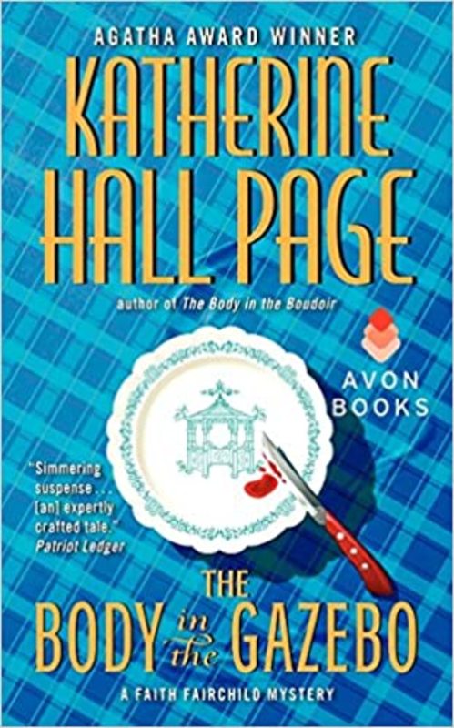 Book cover for "The Body in the Gazebo" by Katherine Hall Page