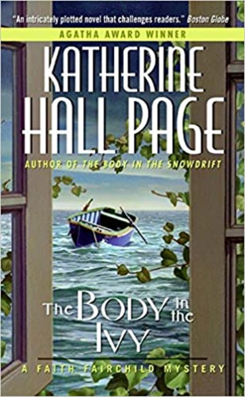 Book cover for "The Body in the Ivy" by Katherine Hall Page