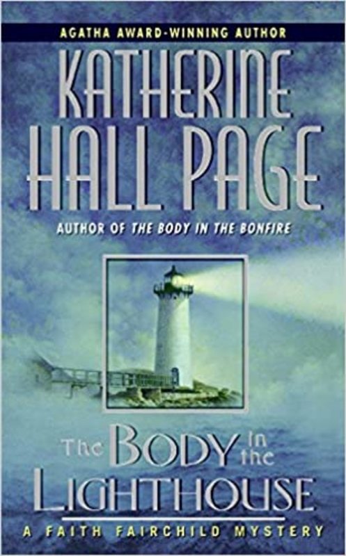 Book cover for "The Body in the Lighthouse" by Katherine Hall Page