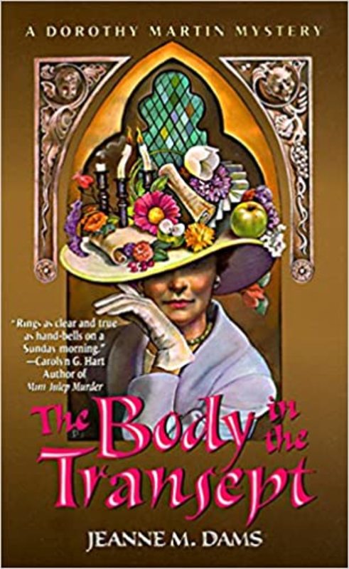 Book cover for "The Body in the Transept" by Jeanne M Dams