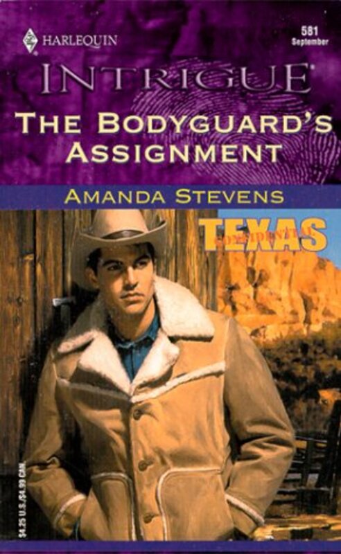 Book cover for "The Bodyguard's Assignment" by Amanda Stevens