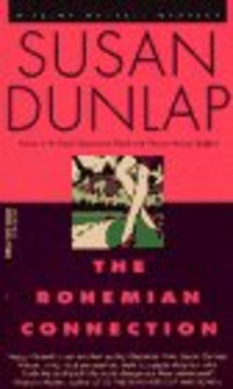 Book cover for "The Bohemian Connection" by Susan Dunlap