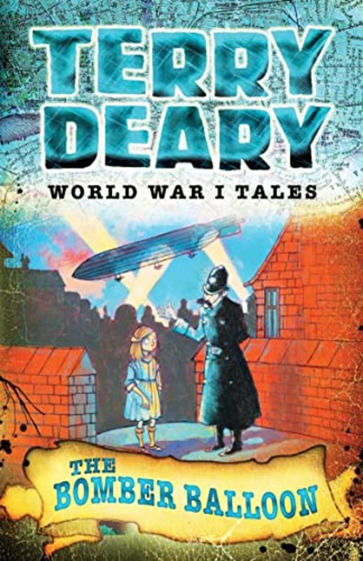 Book cover for "The Bomber Balloon" by Terry Deary