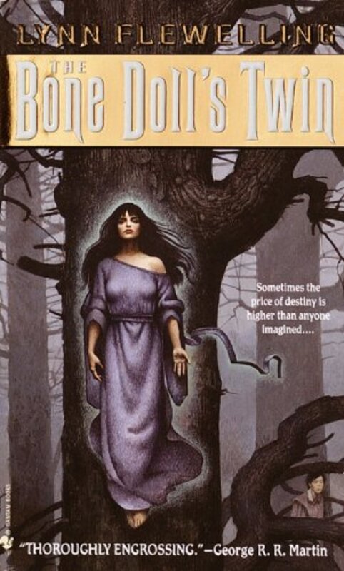 Book cover for "The Bone Doll's Twin" by Lynn Flewelling