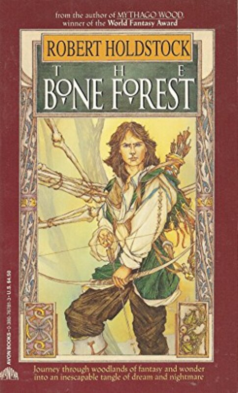 Book cover for "The Bone Forest" by Robert Holdstock