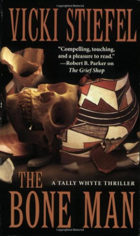Book cover for "The Bone Man" by Vicki Stiefel
