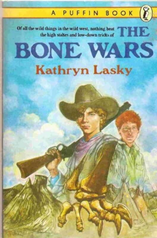 Book cover for "The Bone Wars" by Kathryn Lasky