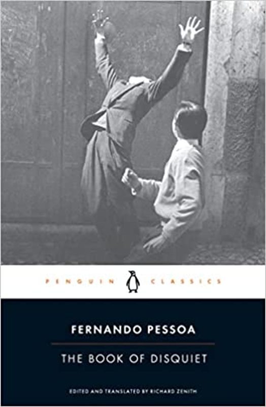 Book cover for "The Book of Disquiet" by Fernando Pessoa