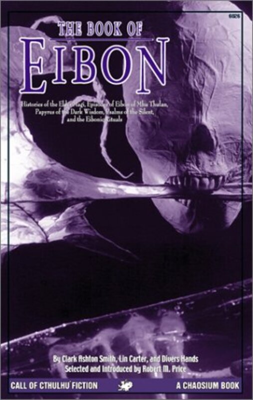 Book cover for "The Book of Eibon" by Clark Ashton Smith