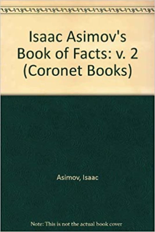 Book cover for "The Book of Facts" by Isaac Asimov