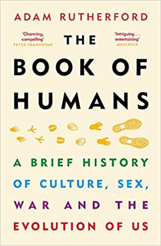 Book cover for "The Book of Humans" by Adam Rutherford